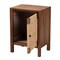 Bali & Pari Holitz Modern Bohemian Walnut Brown Finished Bayur Wood Nightstand 236-13341-ZORO - alternate 10